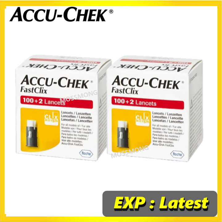 Accuchek Fastclix Lancets 204's (EXP Latest) Lazada Singapore