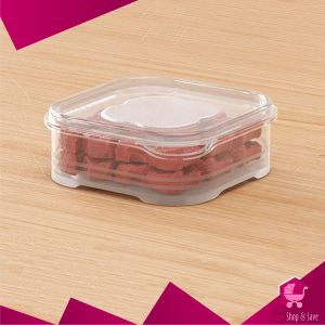 BabyShop-C1142 Kotak Penyimpanan Makanan Kulkas 350ML Wadah Ikan Daging Bahan Makanan Bpa Free