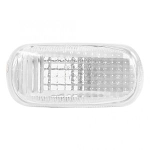 2Pc Car Side Baffle Turn Signal Light Lamp Shade Shell Cover Housing Fit for Honda Civic 2002- 2005 34301-S5H-T02