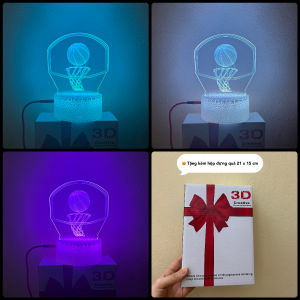 Quà tặng sinh nhật bạn trai đèn quả bóng rổ 3d đẹp rẻ ý nghĩa vô cùng cho người yêu