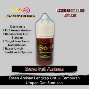 AGA Essen Esen Full Amisan Untuk Campuran Umpan Pancing Ikan 30ml