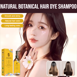 Natural Botanical Hair Dye Shampoo Cover White Nourishes Hair Shampoo Natural Non-Stimulation Color Cream