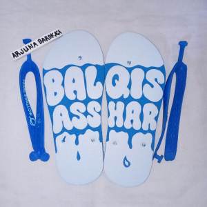 Sendal ukir custom nama sandal jepit swallow