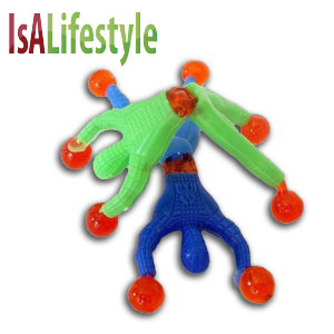IsALifestyle Sticky Spider Man Kids Children`s Toys Climbing Wall Sticky Toys