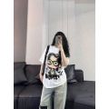 Áo HOT TREND SAM CLO thun cá sấu thoáng khí, ÁO THUN FORM RỘNG TAY LỠ in hình CÔ GÁI ĐẦU XÙ ĐEO KÍNH HOẠT HÌNH. 