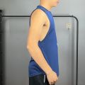 Áo ba lỗ nam TANKTOP chất thun lạnh form rộng tập GYM thể hình xẻ tà VNO116. 