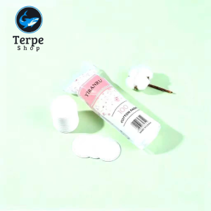 TERPE 100 Cotton Pads - Soft Absorbent Disposable Gentle on Skin Ideal for Makeup Removal.