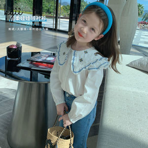 KYII baby Korean children fashion long-sleeved shirt girls Casual Top kyii0082