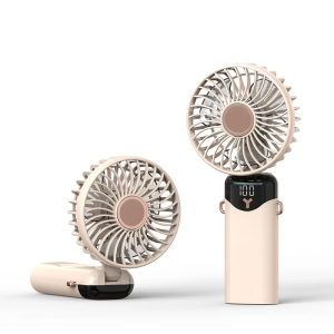 Kebeteme Mini tay cầm xách tay Người Hâm Mộ Với Eo Clip có thể sạc qua USB Im Lặng Cổ quạt có kẹp gắn Nhỏ Để Bàn Fan Clip-On Người Hâm Mộ Cho văn phòng ngoài trời