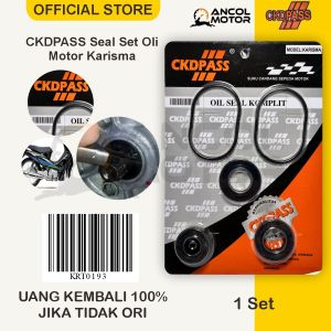 CKDPASS Seal Sil Set oli Lengkap Karisma Supra x 125 Paket Komplit Motor Honda