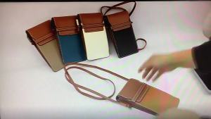 Cross-border best-selling top-layer cowhide shoulder and crossbody phone bag stylish and simple genuine leather multifunctional phone wallet