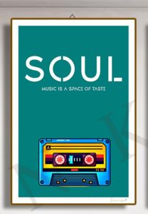 PROMO hiasan dinding tema musik