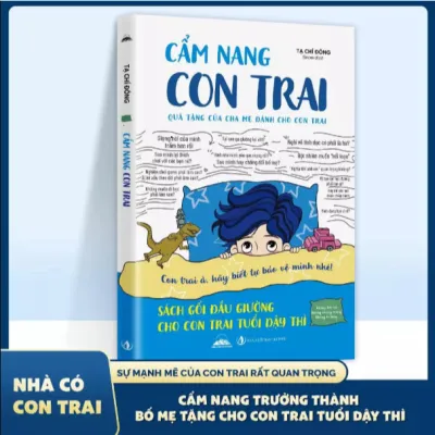 Sách - Cẩm Nang Con Trai: Hiểu Biết Toàn Diện Về Tuổi Dậy Thì Ở Bé Trai - TP