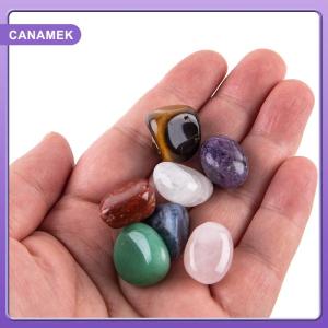 【CANAMEK】 14pcs Seven Chakra Energy Healing Stone Natural Crystal Gemstone Ornaments Gifts