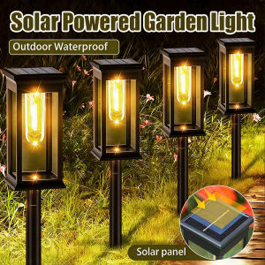 MBMSHEGH Outdoor Waterproof Solar Powered LED Light Lawn Lamp Outdoor Garden Lighting Yard Pathway Landscape Light Christmas Atmosphere Decorative Lights