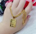 18K Bangkok Goldmix Necklace with Lucky Dragon Pendant. 