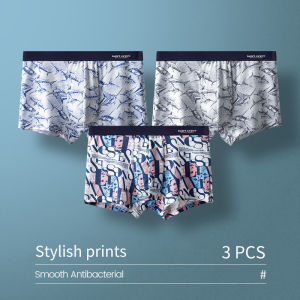CMENIN  3Pcs In Quần Lót Nam Bxoers Quần Short Polyester Khô Nhanh Innerwear Gợi Cảm Quần Lót Nam Người Quần Lót Boxer M9401