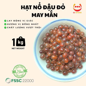 HẠT NỔ ĐẬU ĐỎ MAY MẮN ĂN LIỀN 1KG | THẠCH TRÂN CHÂU HẠT THUỶ TINH TOPPING TRÀ SỮA VGS