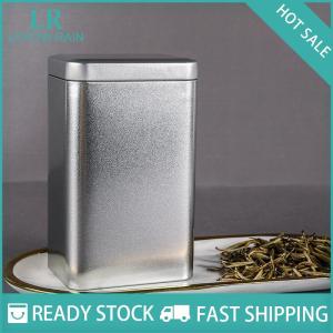 LF Wholesale✨Flash Sale ✨ Kim loại Retro trà vuông có thể kẹo thực phẩm lưu trữ Trường hợp với nắp bao bì hộp container