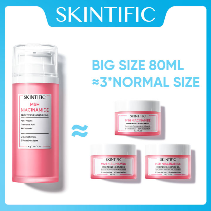 ⭐READY STOCK⭐ 80g SKINTIFIC MSH Niacinamide Brightening Moisture Cream ...