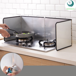 Tấm chắn gió bếp ga -Tấm chắn dầu mỡ chắn lửa bếp nấu ăn Tấm chắn gió bếp ga Tấm chắn dầu mỡ khi nấu ăn Tấm chắn bếp nấu ăn chống bắn dầu Tấm chắn lửa bếp gas Vách ngăn bếp mini gấp gọn