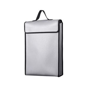 MMLUCK S/M/L Túi đựng tài liệu chống cháy Đóng cửa bằng khóa kéo Chống thấm nước Túi đựng tiền an toàn Đa chức năng Lớp đôi Công cụ tổ chức tập tin quan trọng Sử dụng tại nhà