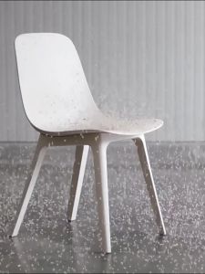 Plastic/Wood Chair Comfortable Simple Eames Chair Dining Chair Outdoor Plastic Modern Writing ChairPlastic/Wood Chair Co