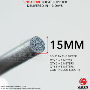 Flexible Sealing Rubber Foam Cord Waterproof Seal Insert EPDM Closed Cell Foam Cord Backer Rod Seal Sponge Weatherproof Draught Excluder & Guard