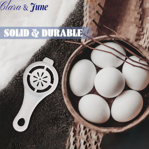 Clara.Plastic Egg Yolk Separator Protein Separation Tool White Yolk Sifting Filter Divider