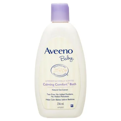 Aveeno Baby Calming Comfort Lavender & Vanilla Scented Bath 236mL