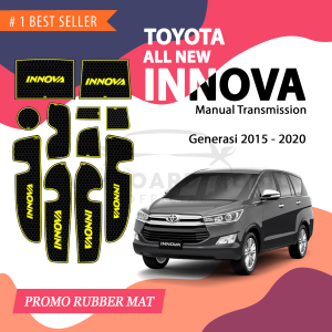 Aksesoris Interior Mobil Door Groove Mat/Antislip Rubber Mat/Alas Slip Pad Toyota New Innova Reborn