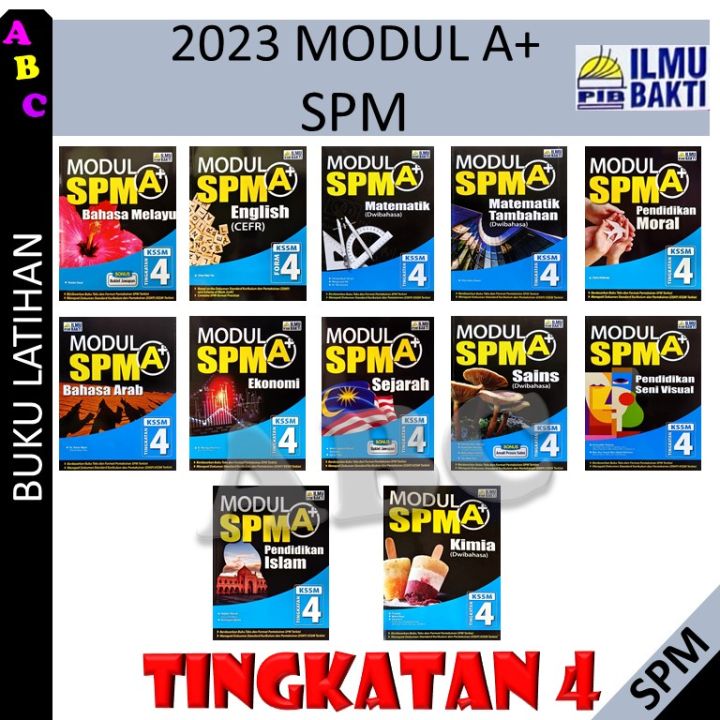 Modul A Spm Tingkatan 4 Form 4 Kssm Buku Latihan 2023 Ilmu Bakti Latest Format 2023 Lazada 