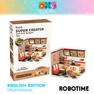 Robotime Rolife Super Creator Yum Yum Burgers (DW010) Plastic DIY Miniature House