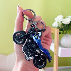Motorcycle Keychain Mini Harley Motorbike Key Chain Creative Personality Couple Bag Cool Toy