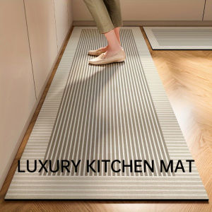 Luxury Kitchen Mat - Non-Slip Quick-Dry Absorbent Diatomaceous Earth Floor Mat 3 7mm ThickMachine Washable Rectangular Shape Polyester Blend Rubber Backing Bathroom Mat | Modern Kitchen Mat | Quickdry Mat Bathroom Mat
