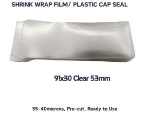 Shrink Wrap Plastic Packaging /Shrinkable Plastic Sealer Tape for Bottle Container 6oz/9oz