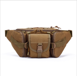 Mens Waterproof Sports Waist Pack Multiple Pockets Outdoor Exercise Belt Bag