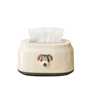 【พร้อมสต็อก|ส่งจากกทม】ด้านในมีกล่องทิชชู่สปริง ห้องน้ำ ห้องนั่งเล่น ห้องนอน ลิ้นชักกระดาษ กล่องทิชชู่ตั้งโต๊ะลายกระต่ายน่ารักสีครีม