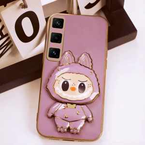 Softcase INFINIX HOT 60 60i Premium Silicon Case free LABUBU Holder