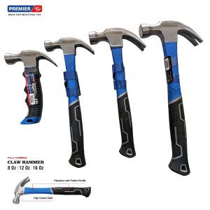 Palu kambing magnet gerigi gagang fiber karet 16 oz 12 oz 8oz H&L Premier &  Blackfoot