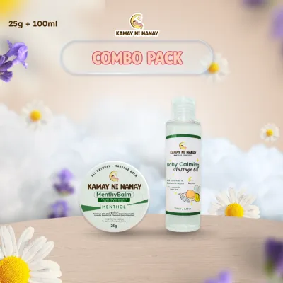 Kamay ni Nanay MenthyBalm and Baby Calming Massage Oil Combo Pack BUY 1 TAKE 1