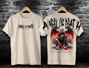 ART DISTRO / KAOS TULISAN ANGEL OF DEATH / KAOS ANGEL / KAOS VIRAL / BAJU KAOS / TSHIRT PRIA WANITA / KAOS KEKINIAN / KAOS TERBARU / KAOS DISTRO / KAOS DISTRO GAMBAR/ KAOS DISTRO MURAH