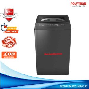 Mesin Cuci 1 Tabung POLYTRON PAW 9029 Y LAGUNA Series Zeromatic 9 KG