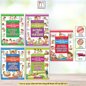 Sách tranh Giáo dục an toàn cho học sinh (cẩm nang an toàn cho bé)
