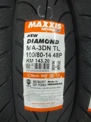 MAXXIS DIAMOND NEW 100/80-14