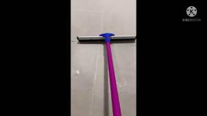 ไม้รีดน้ำ ยางรีดน้ำ ไม้ปาดน้ำ ยางไล่น้ำตราOK 12 นิ้ว 120 ซม ด้ามเหล็กพ่น สี