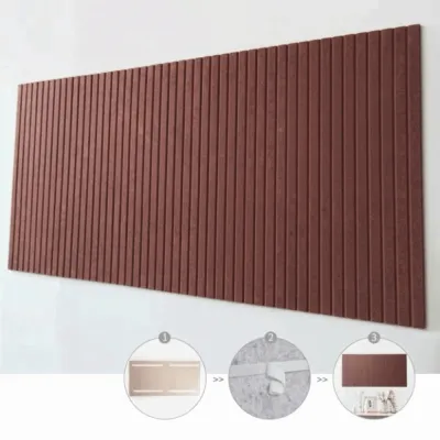 NUBE DIY Felt Wall Stickers Self-Adhesive 40x60cm Felt Bulletin Board Reusable No Drill Wall Display Board Home