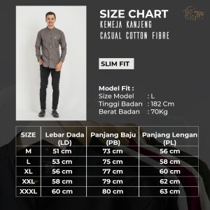 Kemeja Pria Polos - Kemeja Kanjeng Cotton Fibre