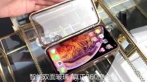 Hộp kính hai mặt Ốp nam châm kim loại 360 ° cho Iphone 13 12 11 Pro Max  XS x R XR 7 8 Plus IF 2024