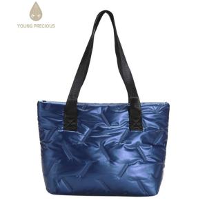 Women Hobo Handbag Large Capacity Puffer Casual Crossbody Bag for Winter and Daily Use in Stylish Colors